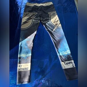 Women's Blue Tampa Bay Lightning Hockey Leggings